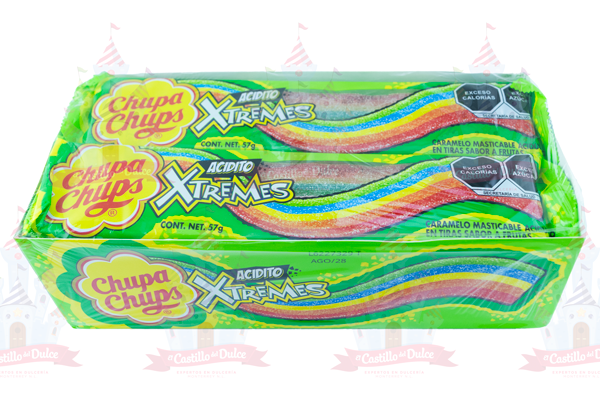 CHUPA CHUPS XTREME BELTS RAINBOW ESTUCHE 20/10/57GR