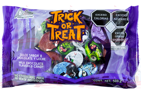 CHOCOLATE TRICK OR TREAT 28/500 GRS PALMER
