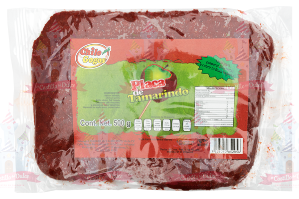 PLACA TAMARINDO 20/500 GR CHILOGOGOS - EL CASTILLO DEL DULCE