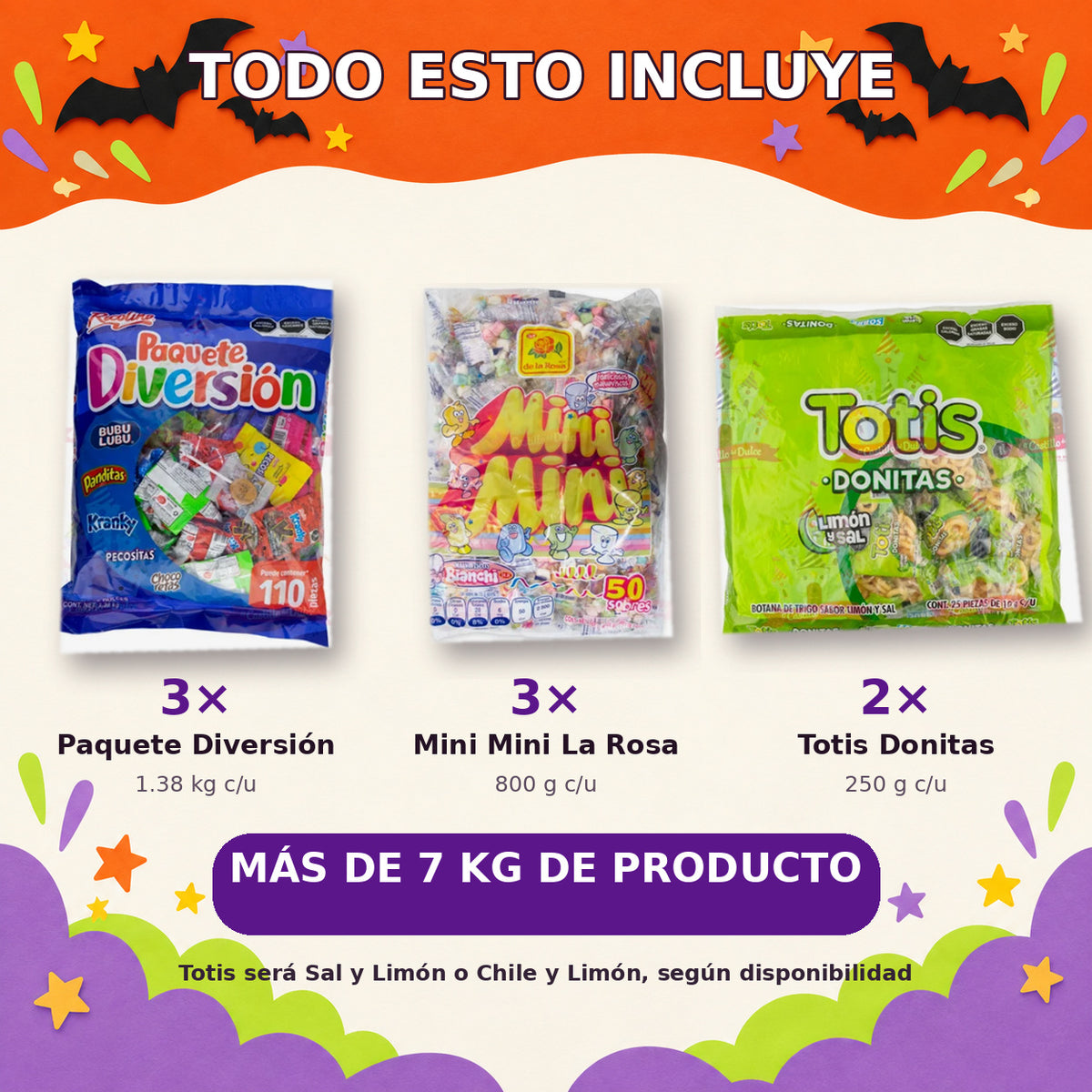 Mega Paquete Halloween | +300 Dulces