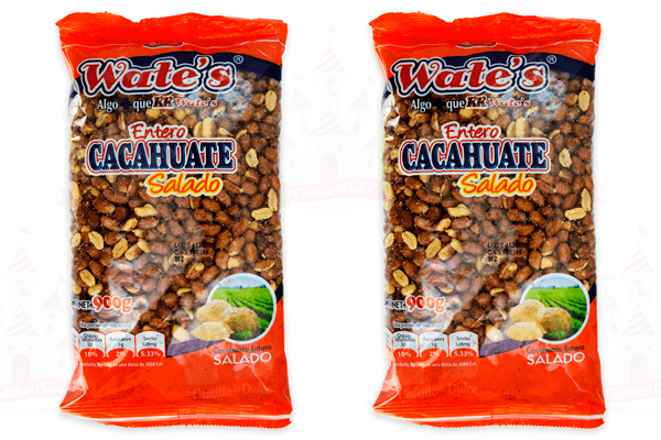 CACAHUATE 10/900 GR. SALADO WATES - EL CASTILLO DEL DULCE