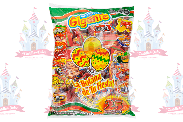 DONITA LUNCH GIGANTE 10/25 PAQUITO - EL CASTILLO DEL DULCE