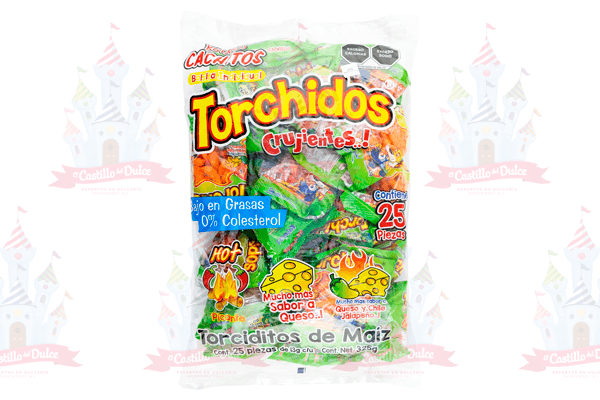 MINI TORCIDO QUESO Y JALAPENO 10/25 CACHITO - EL CASTILLO DEL DULCE