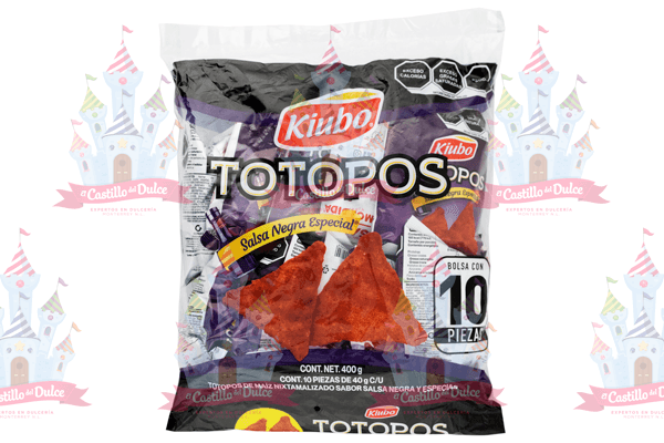 KIUBO TOTOPO SALSA NEGRA 8/10/40 GRS GONAC - EL CASTILLO DEL DULCE