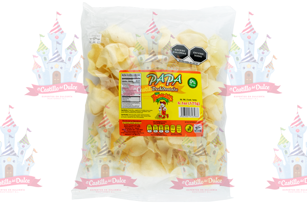 PAPA DESHIDRATADA 10/175 GRS TRONQUITO - EL CASTILLO DEL DULCE