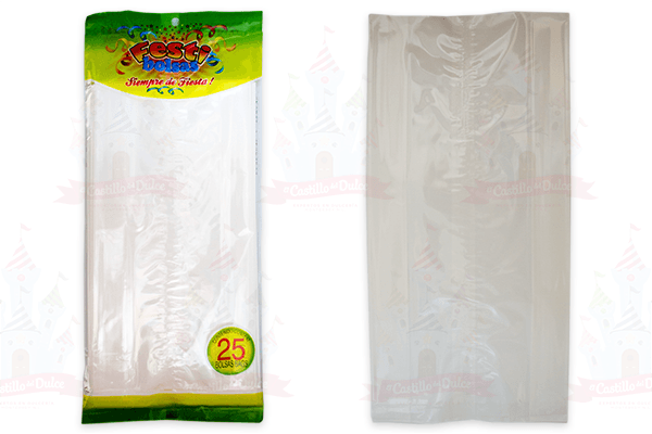 BOLSA SOLIDO BLANCO 50/25 FESTIBOLSAS - EL CASTILLO DEL DULCE