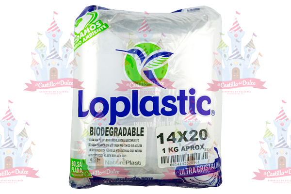 BOLSA TRANSPARENTE 14X20 1/25 KGS. - EL CASTILLO DEL DULCE