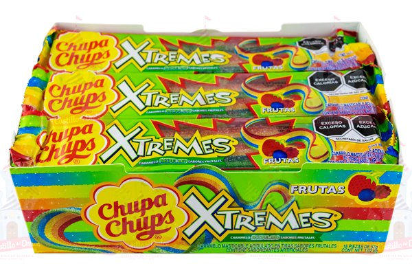 GOMA AIRHEADS XTREMES DISPLAY 12/18 CHUPA CHUP - EL CASTILLO DEL DULCE
