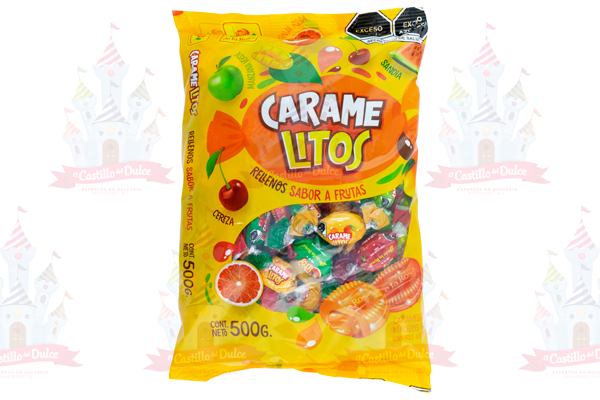 CARAMELITOS SURTIDOS NVA IMAGEN 24/100 PZA DE LA ROSA - EL CASTILLO DEL DULCE