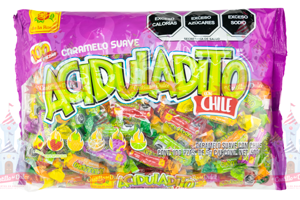 CARAMELO SUAVE ACIDITO 20/100 LA ROSA - EL CASTILLO DEL DULCE