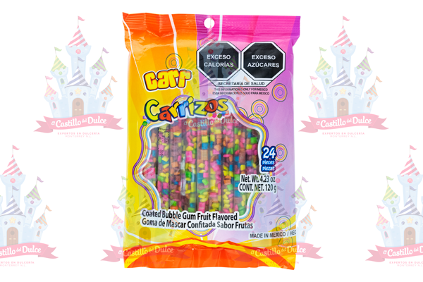 CHICLE CARRIZO BOLSA 36/24 PZA DULCERAMA - EL CASTILLO DEL DULCE