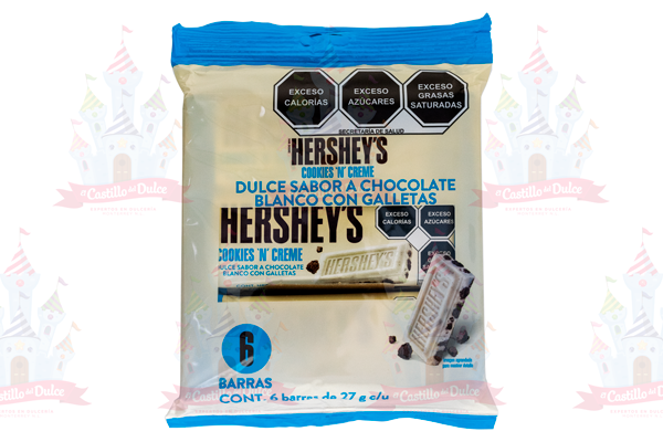 BARRA COOKIES N CREME 14/6/ 27GRS HERSHEY - EL CASTILLO DEL DULCE