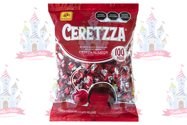 CHOCOLATE CERETZZA 10/100 PZ LA ROSA - EL CASTILLO DEL DULCE