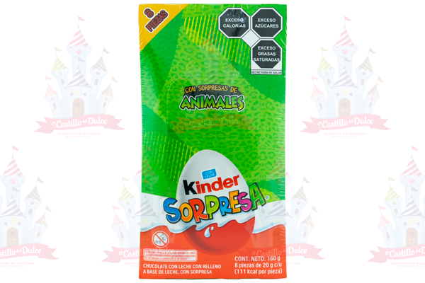 KINDER SORPRESA CHICO NATOONS 12/8 PZA - EL CASTILLO DEL DULCE
