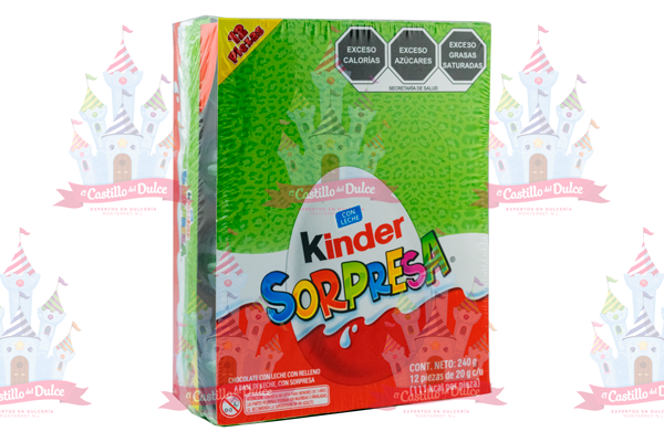 KINDER SORPRESA NATOONS 8/12 PZA - EL CASTILLO DEL DULCE