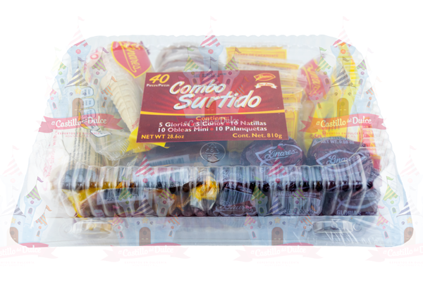 COMBO SURTIDO 12/40 PZAS LINARES - EL CASTILLO DEL DULCE