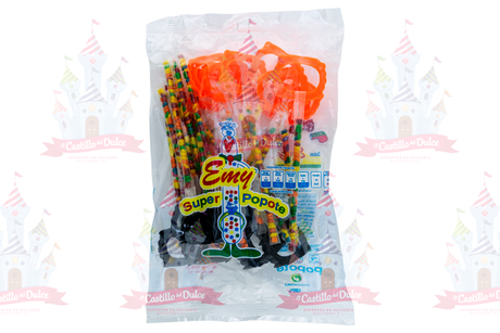 POPOTE MUELA NEGRA/NARANJA 36/20 HALLOWEEN - EL CASTILLO DEL DULCE