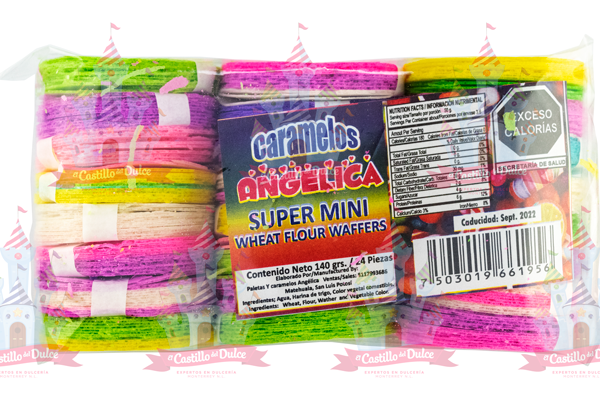 OBLEA SUPER MINI 36/24 PZA ANGELICA - EL CASTILLO DEL DULCE