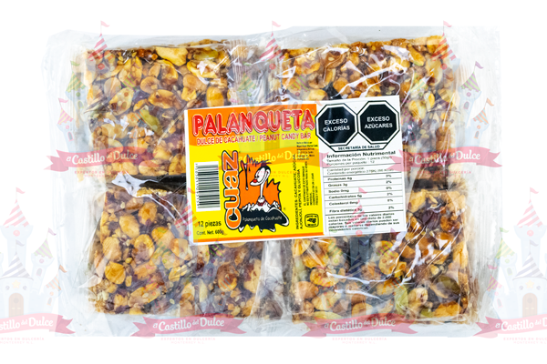 PALANQUETA CHICA 50 GRS 20/12 PZA VICA - EL CASTILLO DEL DULCE