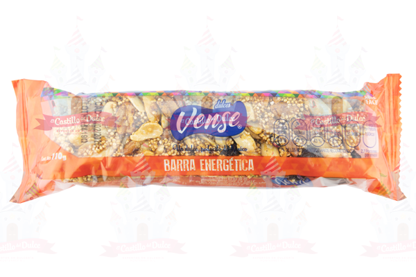 PALANQUETA ENERGETICA 72/100 GRS. VENSE - EL CASTILLO DEL DULCE