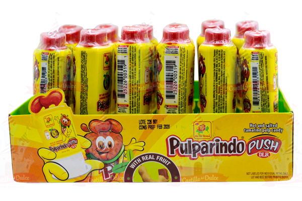 PULPARINDO PUSH DISPLAY 18/12 PZ LA ROSA - EL CASTILLO DEL DULCE