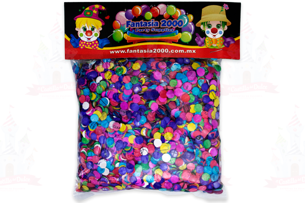 CONFETI BOLA GDE 180/100GRS FANTASIA 2000 - EL CASTILLO DEL DULCE