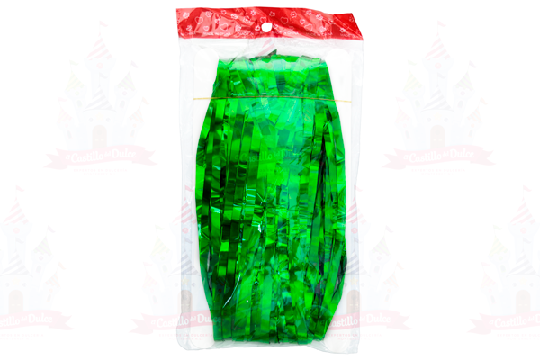 CORTINA METALICA VERDE 1 PZA EL CASTILLO - EL CASTILLO DEL DULCE