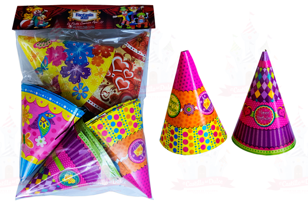 GORRO DIAMANTADO 60/12 PZA FANTASIA - EL CASTILLO DEL DULCE