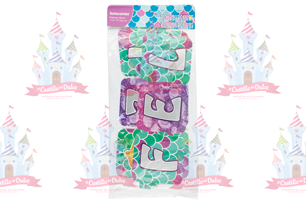 BANNER MOV. AQUA MERMAID 25/1 PZA FESTACEN - EL CASTILLO DEL DULCE