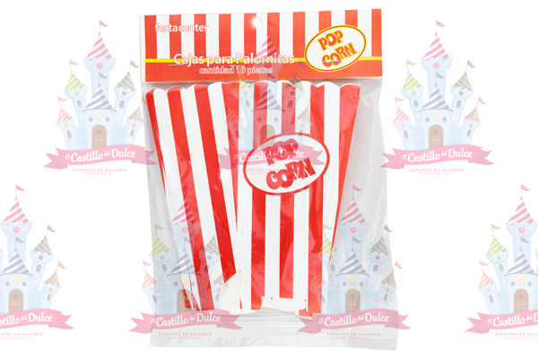 CAJA PALOMERA ROJO/BLANCO 25/10 FESTACEN - EL CASTILLO DEL DULCE