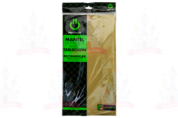 MANTEL RECT. DORADO 12/1 PZA FAB. SELECTAS - EL CASTILLO DEL DULCE