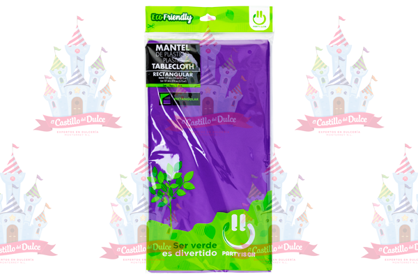 MANTEL RECT. MORADO 12/1 PZA FAB. SELECTAS - EL CASTILLO DEL DULCE