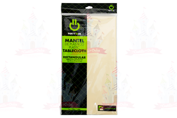 MANTEL RECT. VAINILLA 12/1 PZA FAB. SELECTAS - EL CASTILLO DEL DULCE