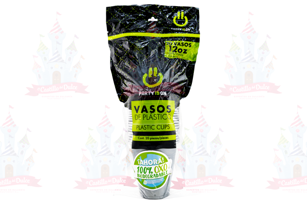 VASO #12 PLATEADO 12/20 PZA FAB. SELECTAS - EL CASTILLO DEL DULCE