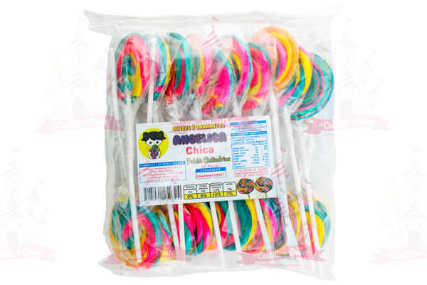 PALETA CHILINDRINA CHICA 20/20 PZA ANGELICA - EL CASTILLO DEL DULCE