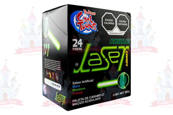 PALETA BRILLA GLOWS 24/24 COOL TOONS - EL CASTILLO DEL DULCE