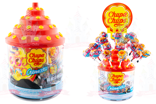 PALETA CREMOSA TUBO 8/60 CHUPA CHUPS - EL CASTILLO DEL DULCE