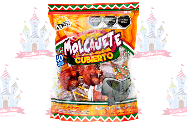PALETA MOLCAJETE CUBIERTO 35/40 PZ MARA - EL CASTILLO DEL DULCE