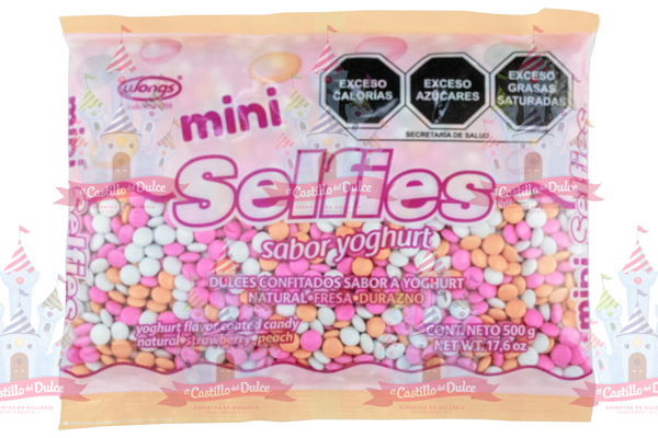 CONFITADO MINI SELFIE YOGURT 24/500 GRS - EL CASTILLO DEL DULCE