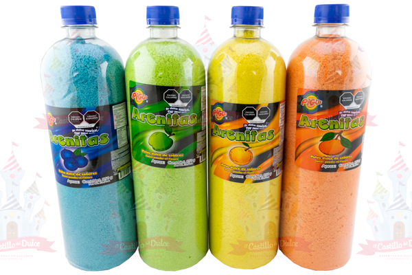 ARENITAS SABOR FRUTAS 12/950 GRS PIGUI - EL CASTILLO DEL DULCE