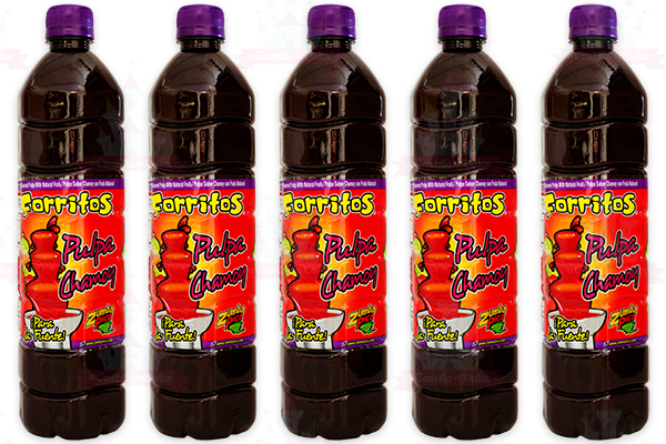 BOTE PULPA DE CHAMOY 12/ 1 KG ZUMBA PICA - EL CASTILLO DEL DULCE