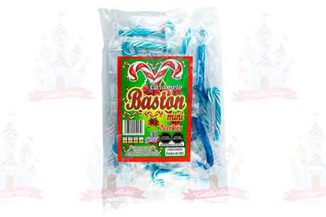 BASTONCITOS DE CARAMELO 30/30 PZA NOKIS - EL CASTILLO DEL DULCE