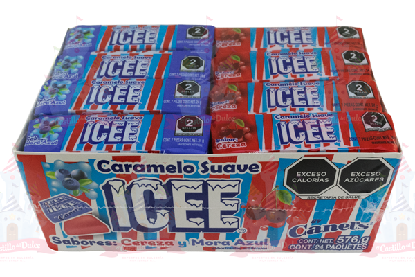 ICEE DISPLAY CARAMELO SUAVE 18/24 CANELS – EL CASTILLO DEL DULCE