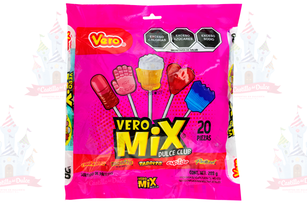 PALETA MIX DULCE SURTIDO 24/20 PZA VERO