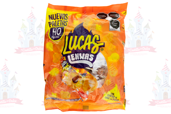 PALETA LENWAS MANGO 12/40 PZS LUCAS