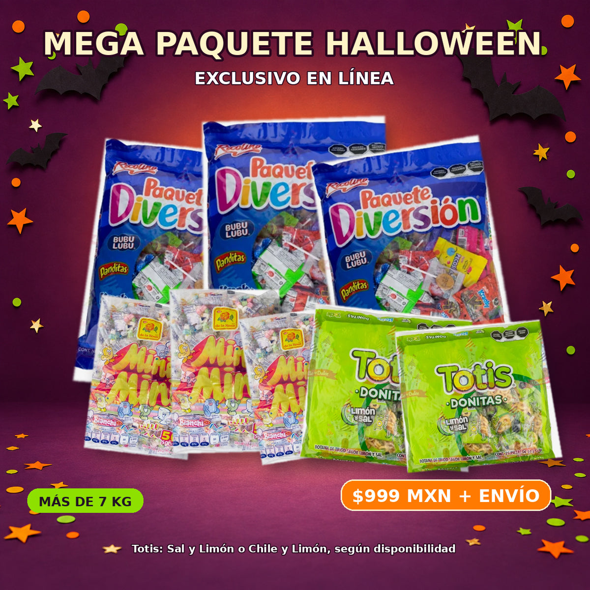 Mega Paquete Halloween | +300 Dulces