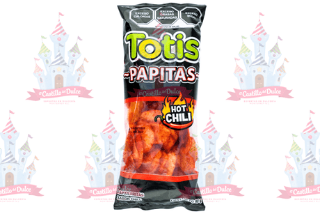 TOTIS PAPITAS HOT CHILI 40/90 GRS - EL CASTILLO DEL DULCE