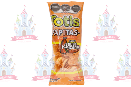 TOTIS PAPITAS SALSA PICANTE 40/90 GRS - EL CASTILLO DEL DULCE