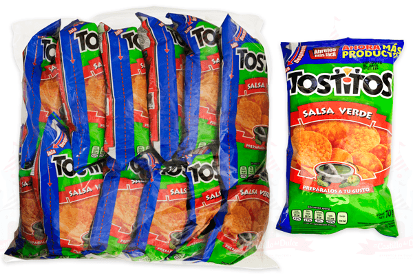 TOSTITOS 5/12 PZAS SABRITAS - EL CASTILLO DEL DULCE