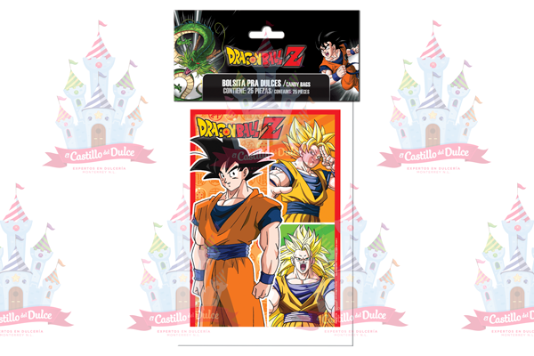 BOLSA DRAGON BALL 6/25 GRANMARK - EL CASTILLO DEL DULCE